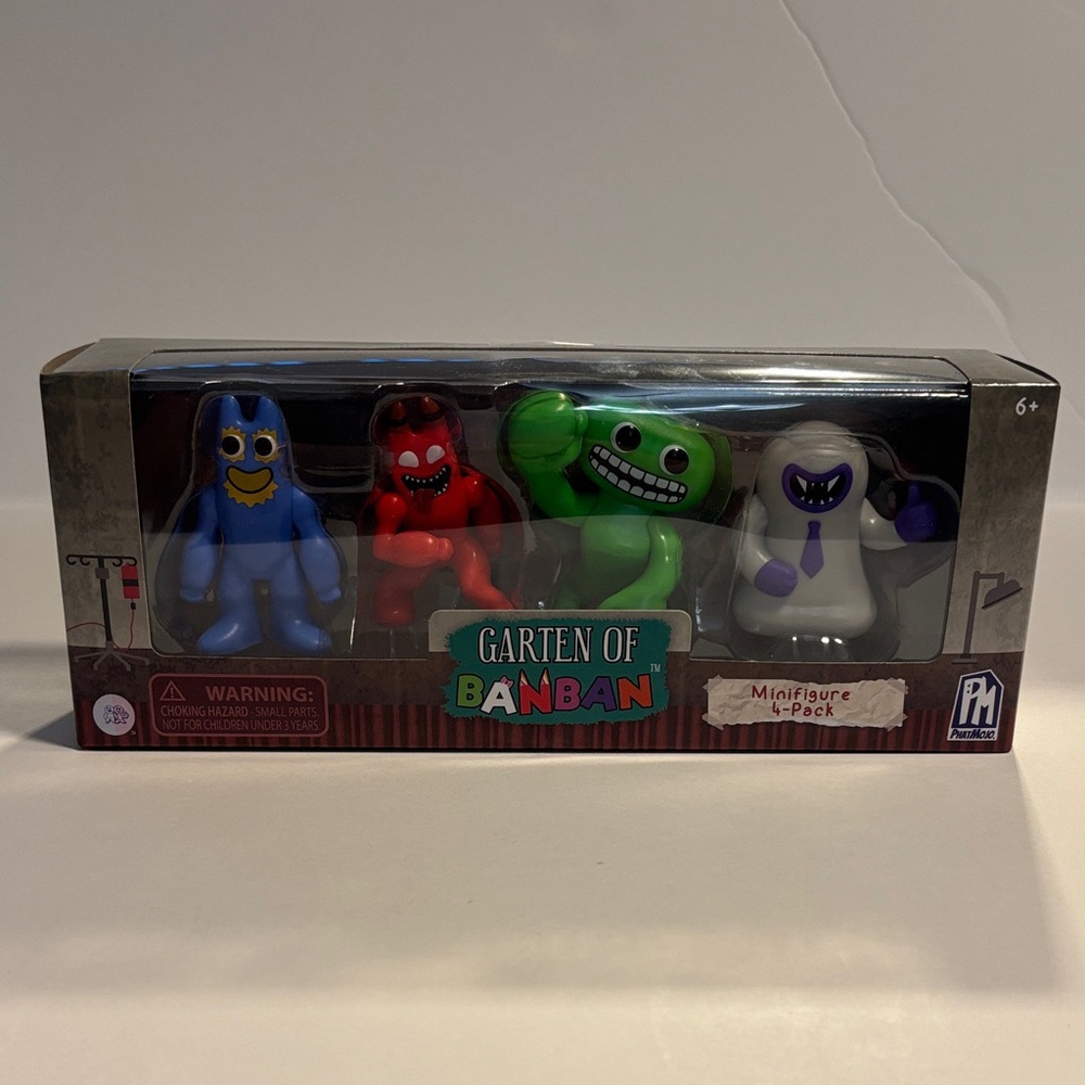 PhatMojo Garten of Banban Mini Figure 4-Pack - Flumbo Jumbo Josh Sir Dadadoo